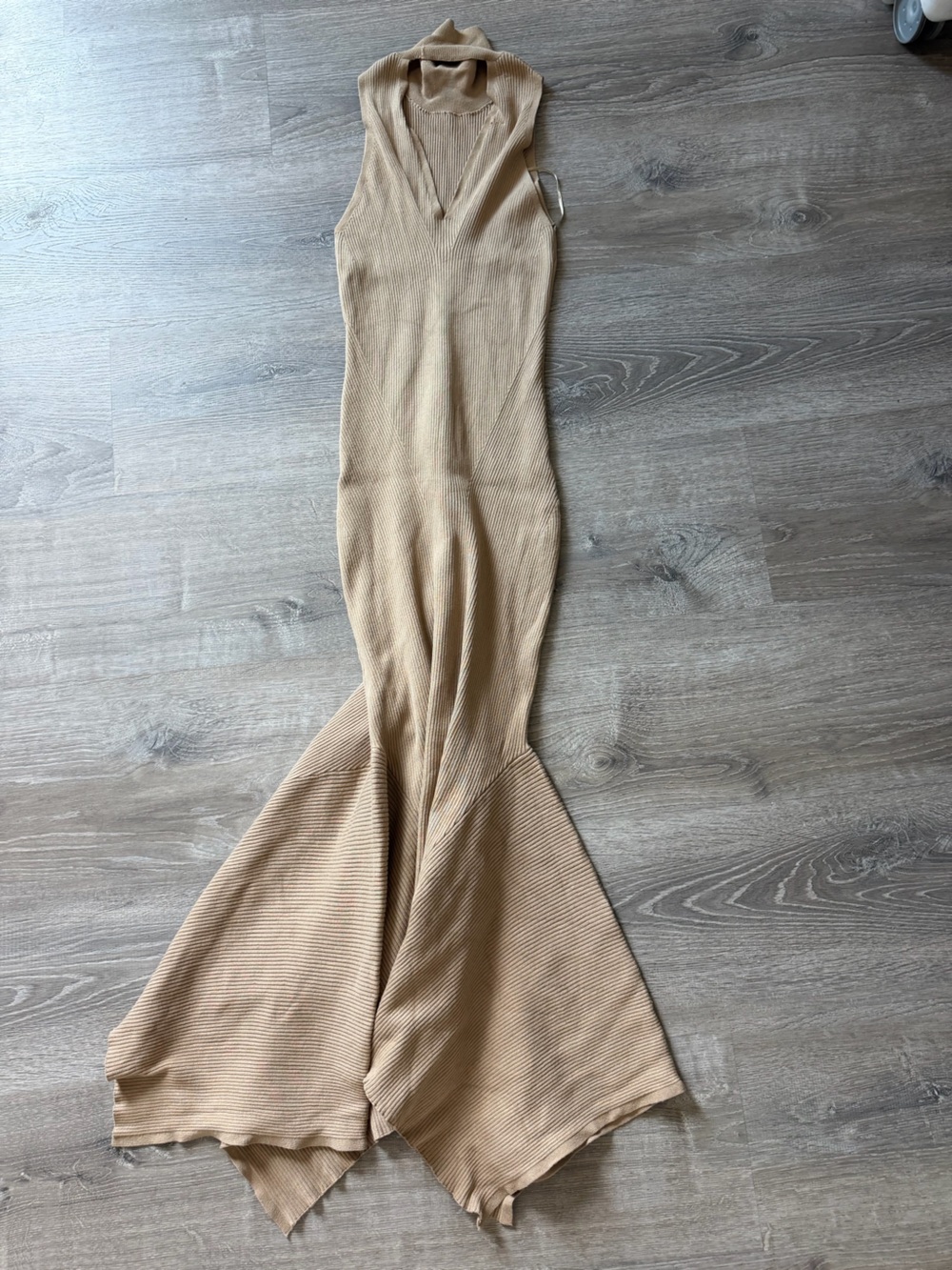 Anthropology Knit Ribbed Midi Dress - Picture 9 of 13